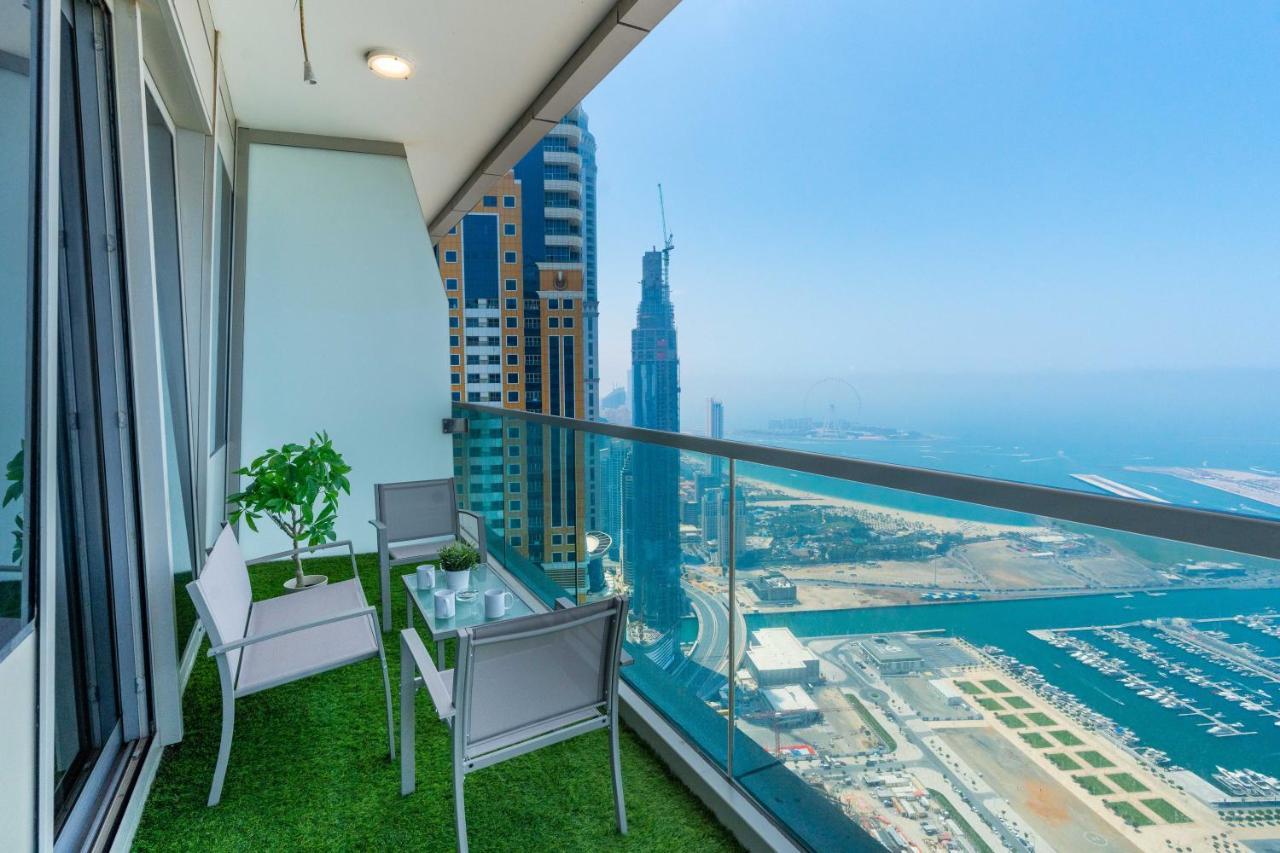 Apartamento White Sage - Incredible Full Sea And Dubai Eye View In Marina Exterior foto