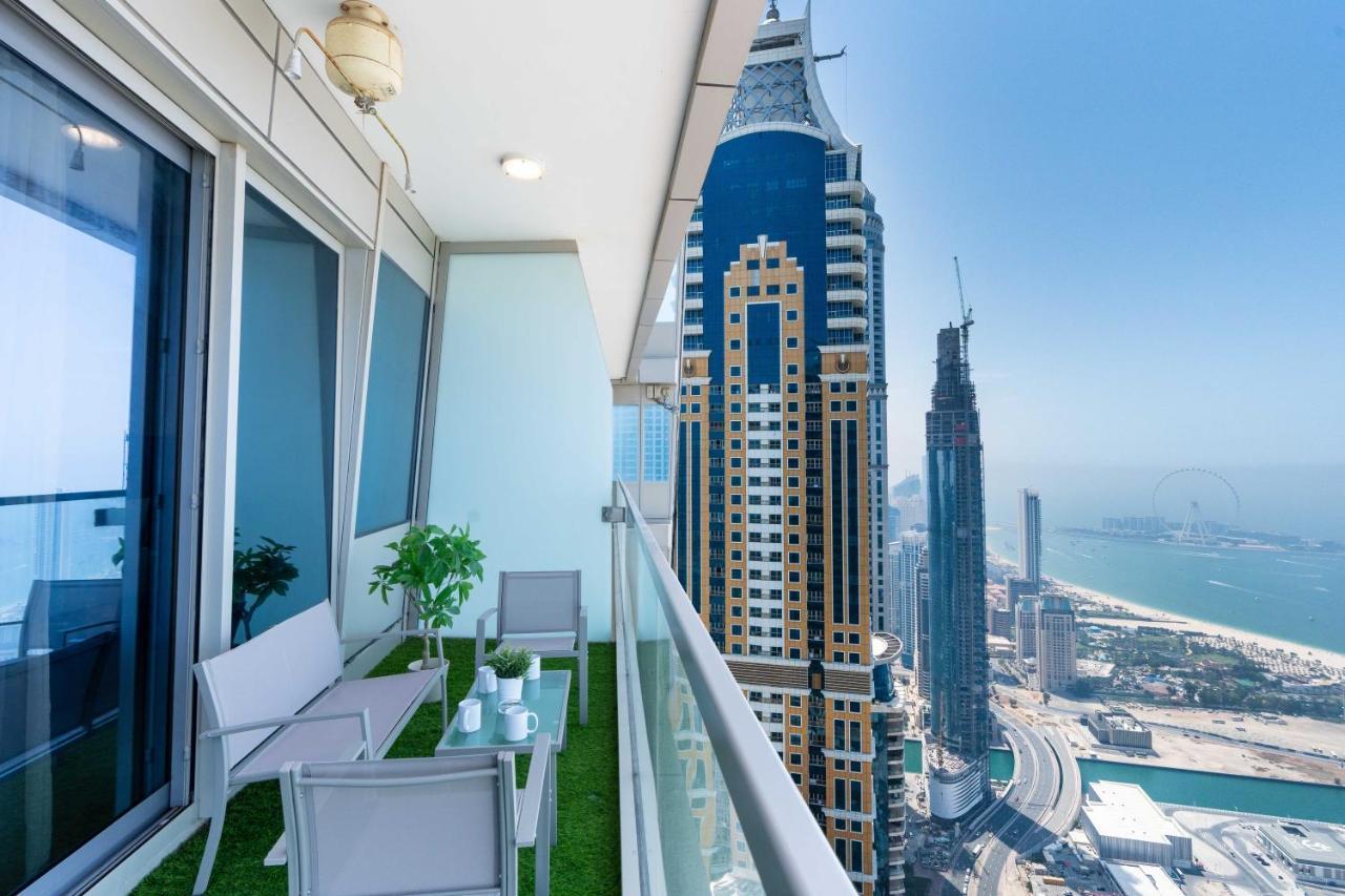 Apartamento White Sage - Incredible Full Sea And Dubai Eye View In Marina Exterior foto