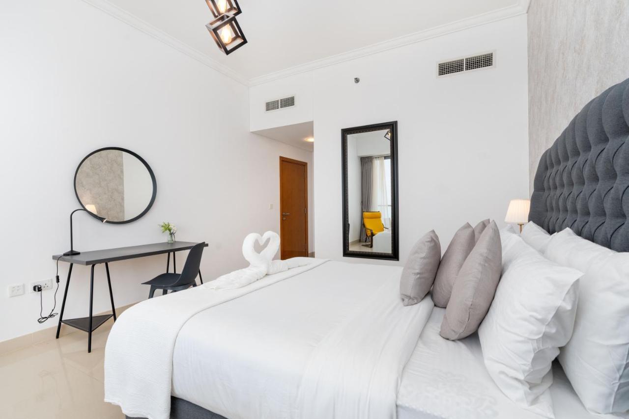 Apartamento White Sage - Incredible Full Sea And Dubai Eye View In Marina Exterior foto