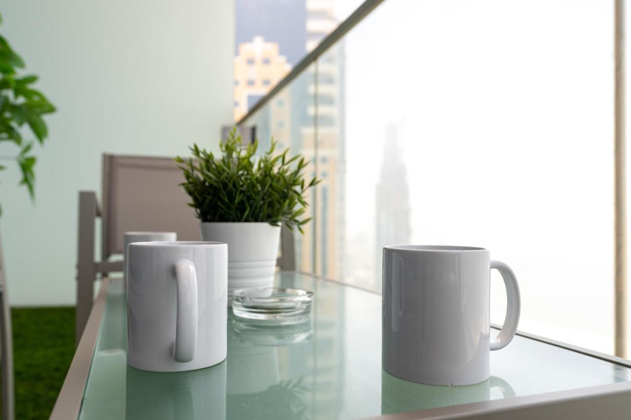 Apartamento White Sage - Incredible Full Sea And Dubai Eye View In Marina Exterior foto